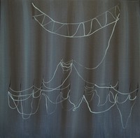 Old theater., Stary teatr., Oil on canvas, olej na płótnie, 30x30 cm, 2016