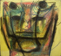 Untitled., Bez tytułu., Oil on canvas, olej na płótnie, 20x20 cm, 2012