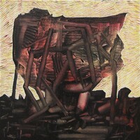 Container for ideas., Pojemnik na myśli., Oil on canvas, olej na płótnie, 30x30 cm, 2017