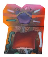 The law of atraction., Prawo przyciągania.,  Oil on wood, olej na desce, 90x70cm, 2014