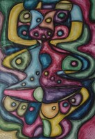 Great Mother VII., Wielka Matka VII., Oil on baner, olej na banerze, 89X62 cm, 2022