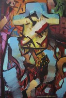 Anthem., Hymn., Oil on canvas, olej na płótnie, 100x70 cm, 2011