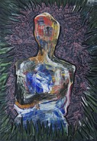 False reality., Fałszywa rzeczywistość., Oil on canvas, olej na płótnie, 100x70 cm, 2012