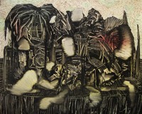 Still life with glasses., Martwa natura z kieliszkami., Oil on canvas, olej na płótnie, 70x80 cm, 2017